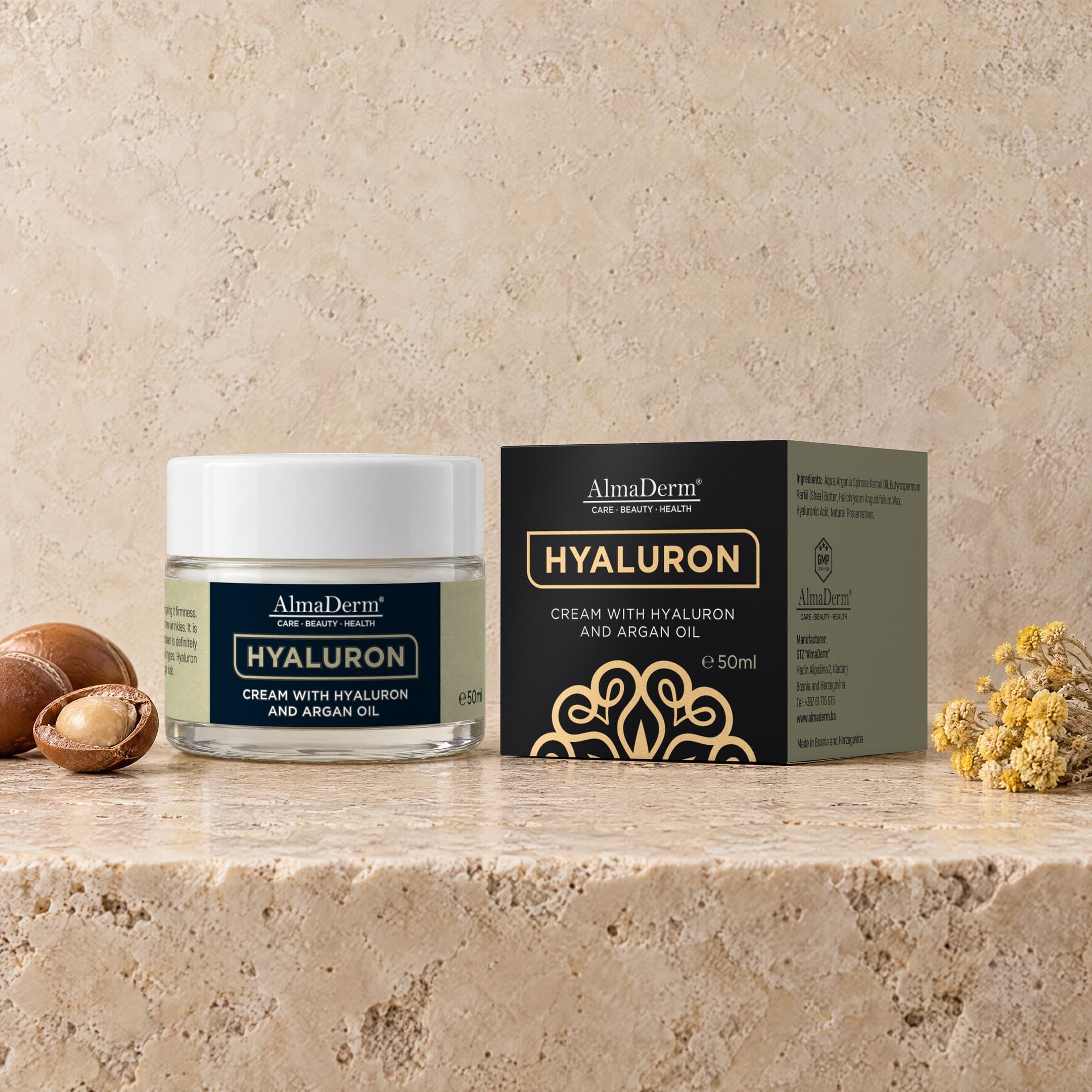 Hyaluronic cream with argan 50ml