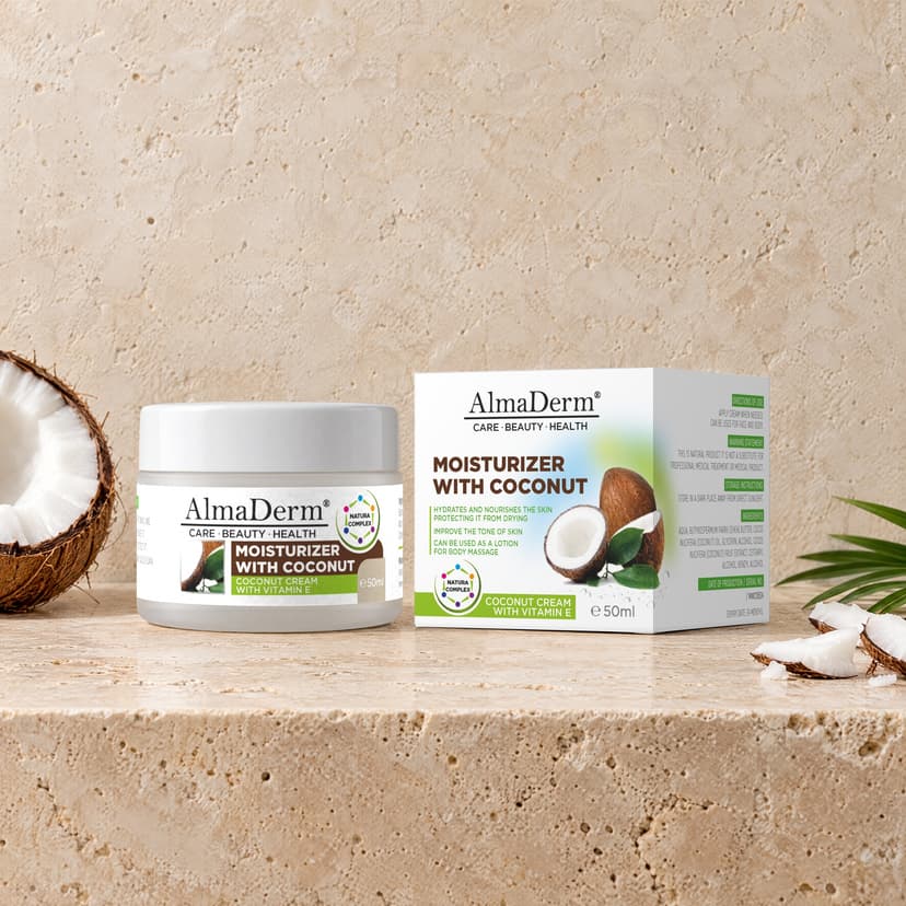 Moisturizing cream with coconut 50ml