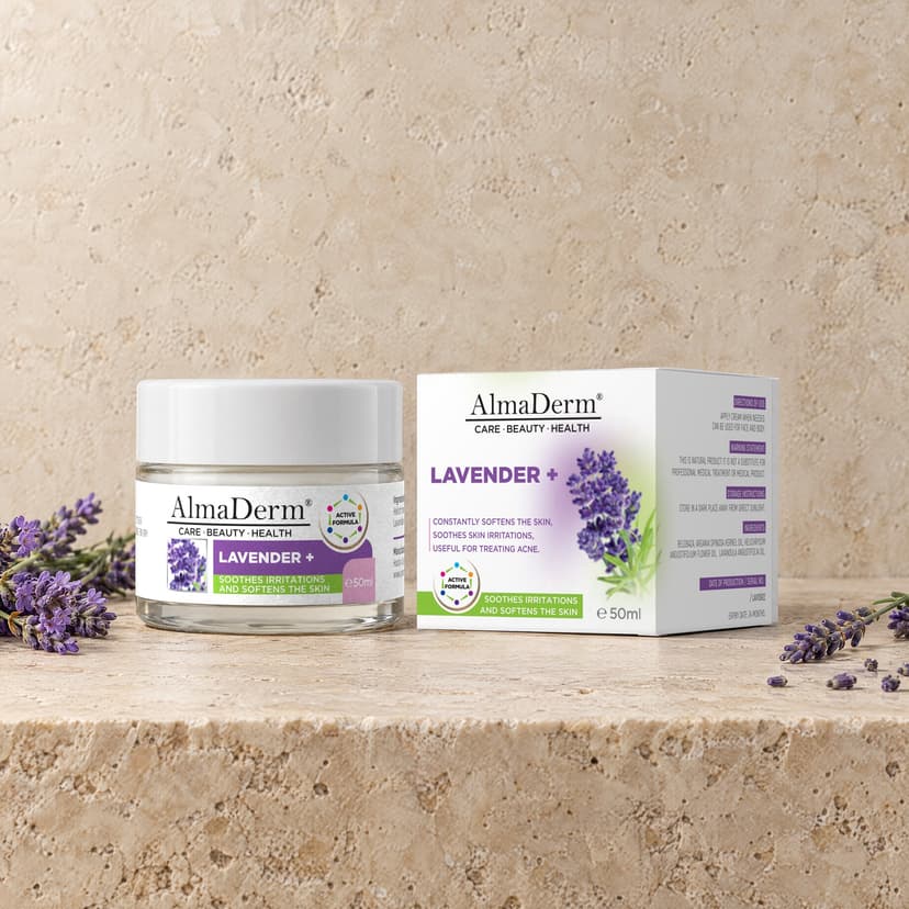 Cream with essential oils of Lavender, Immortelle and Argan oil 50ml