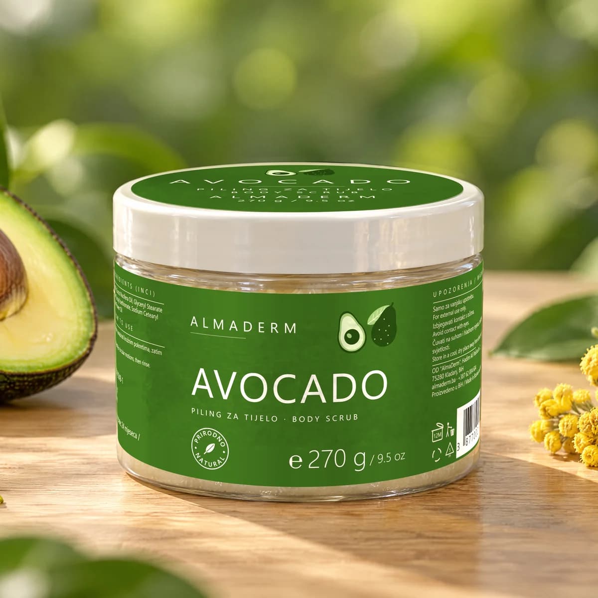 Piling za tijelo Avocado 270 g