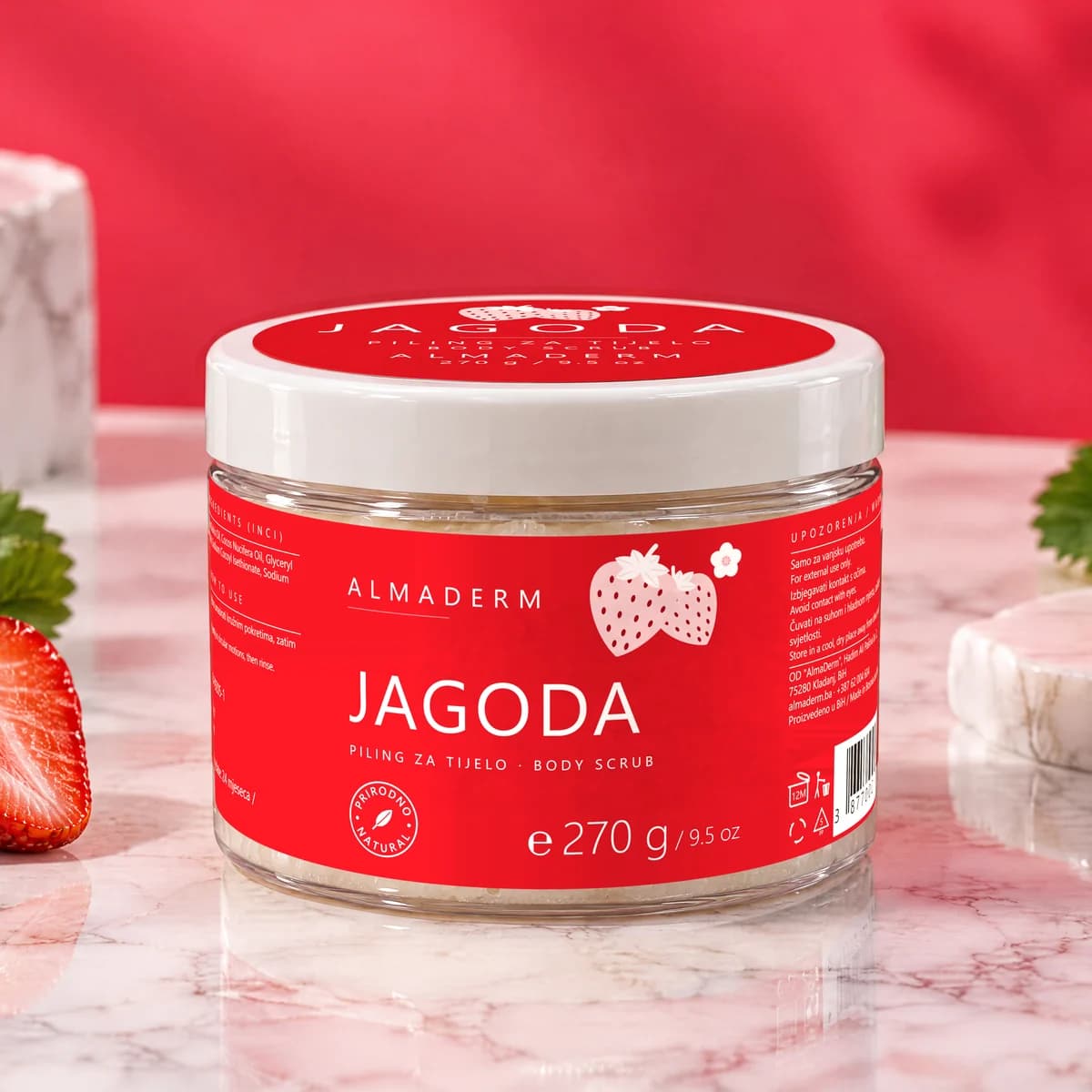 Piling za tijelo Jagoda 270 g
