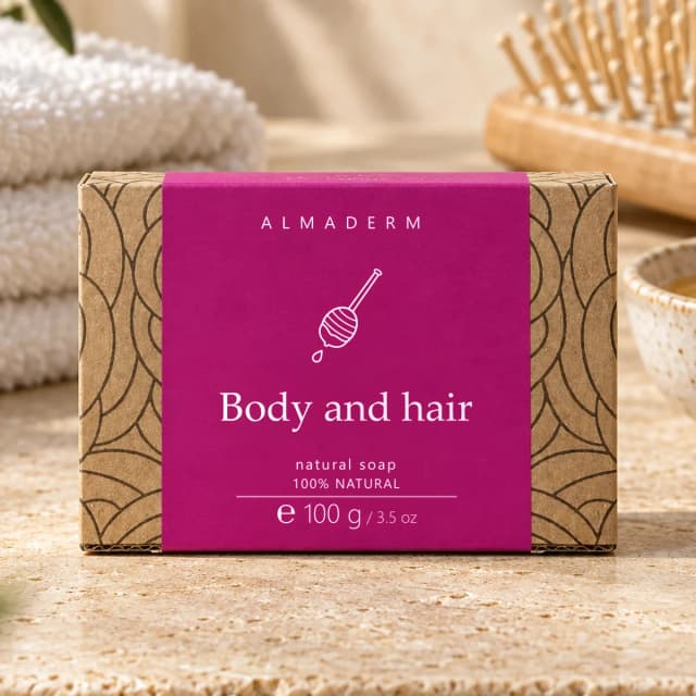 Natural soap Body and hair 100 g