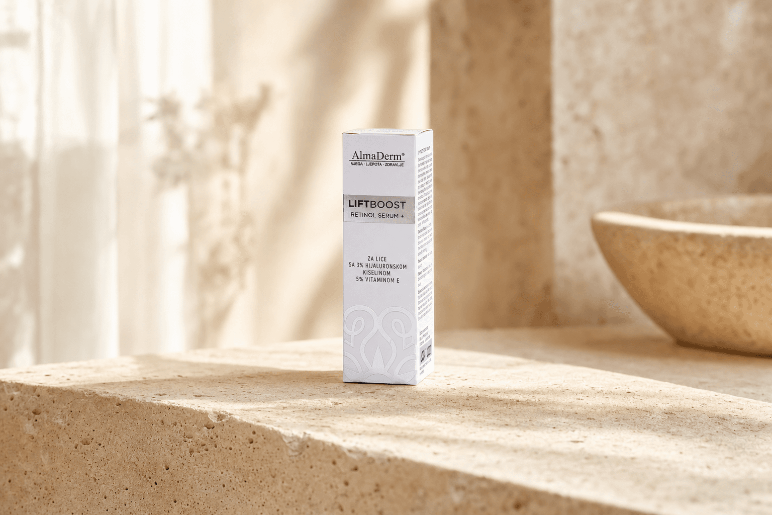Lift Boost Retinol serum sa visokim udjelom Hijaluronske kiseline (3%) i Vitamina E (5%) 20ml