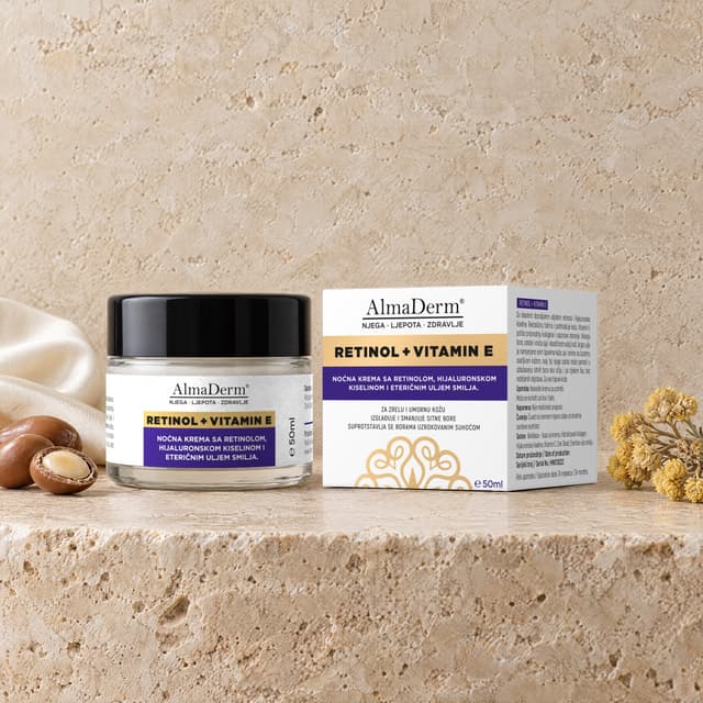 Retinol + Vitamin E noćna krema 50ml