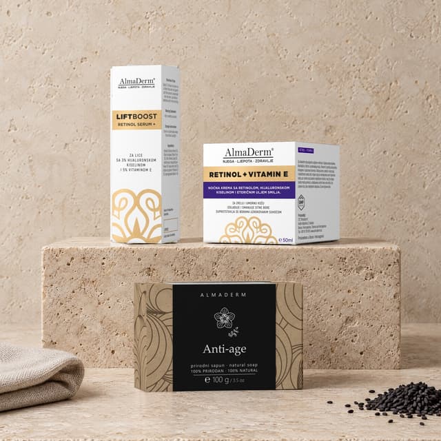 Noćni Retinol set - 3 proizvoda