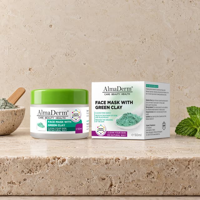 Green mask with honey and mint 50ml