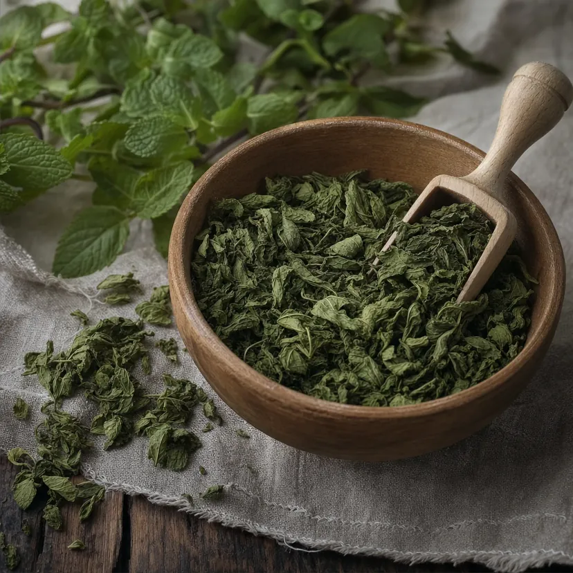 100 % sušeni list mente