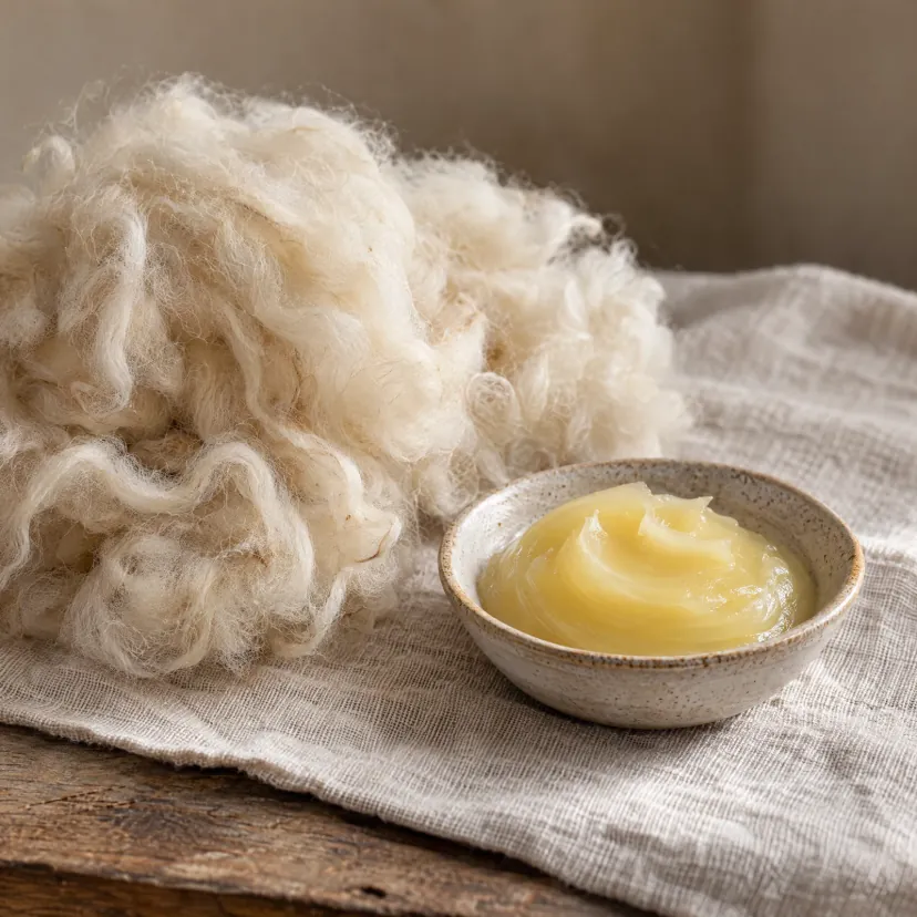 Zinc oxide and lanolin