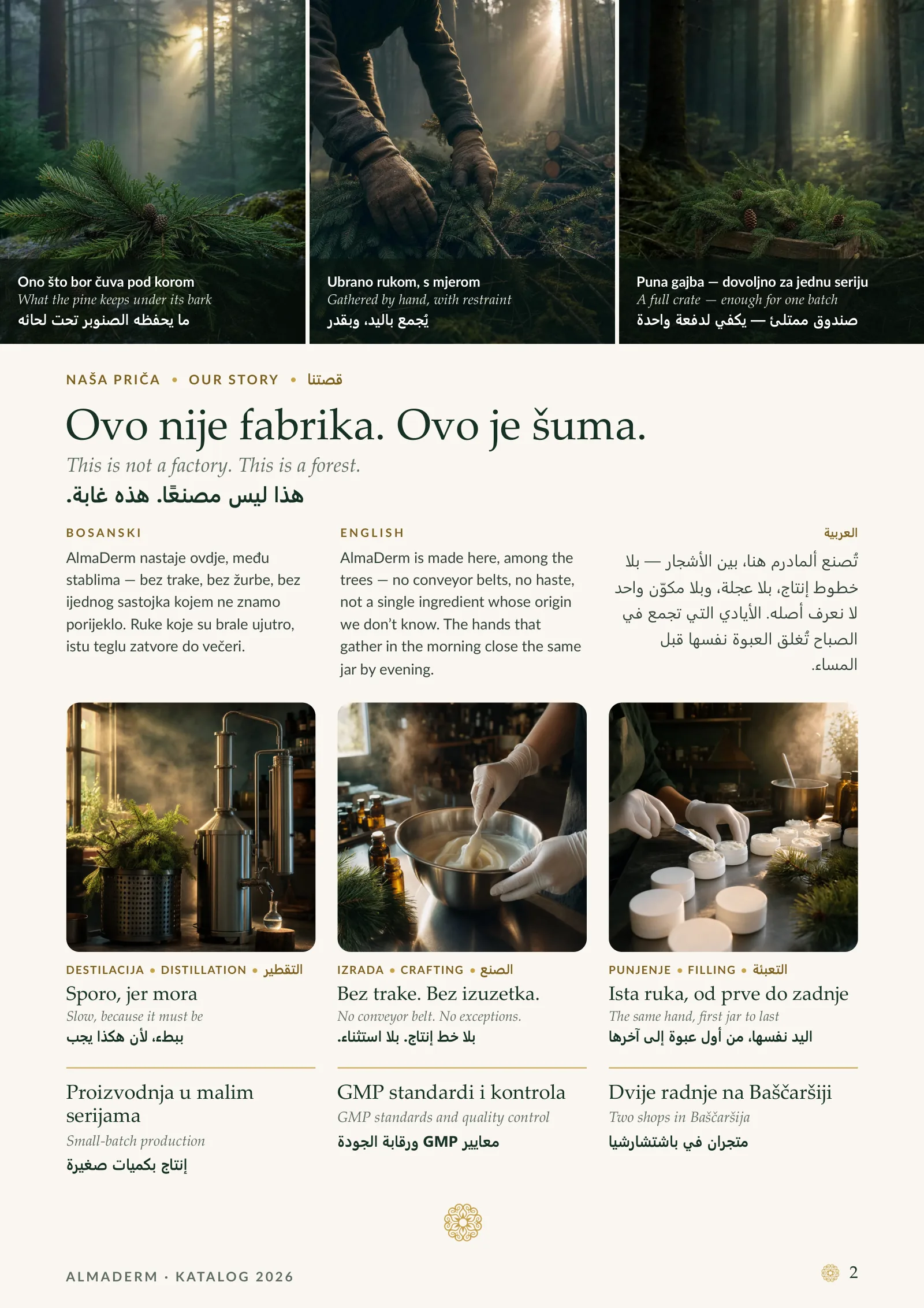 Page 2: Our Story.