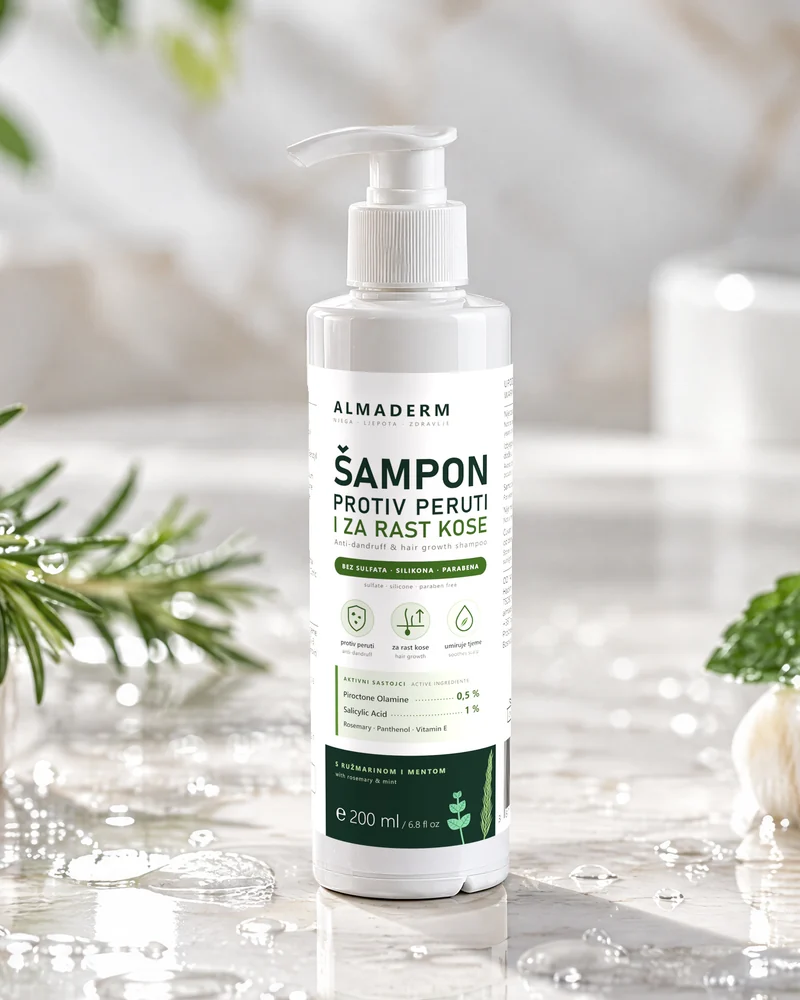 Šampon protiv peruti i za rast kose