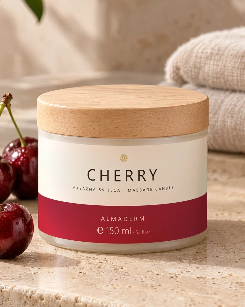 Masažna svijeća Cherry, 150 ml